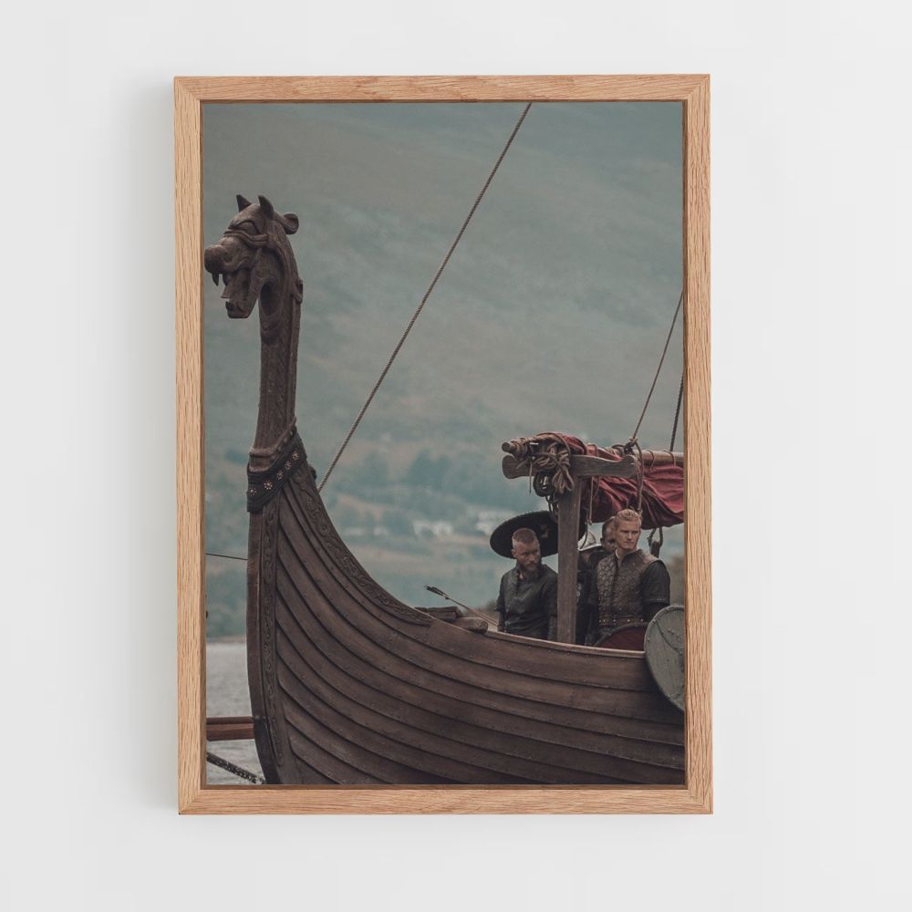 Viking Ship Poster