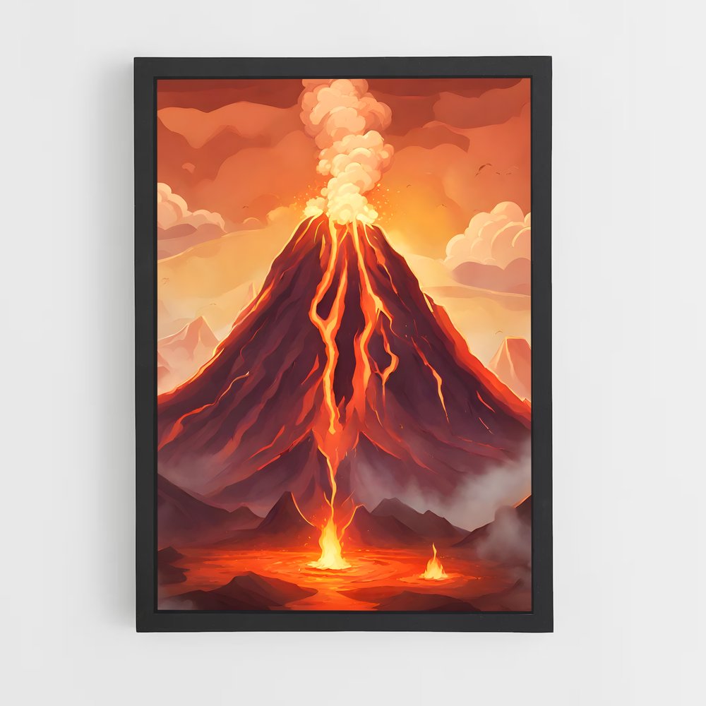 volcano-10 cadre Noir