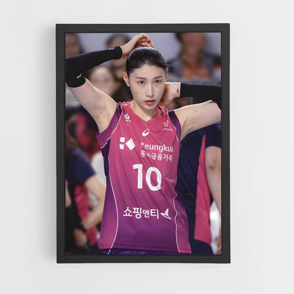 volleyball-16 cadre Noir