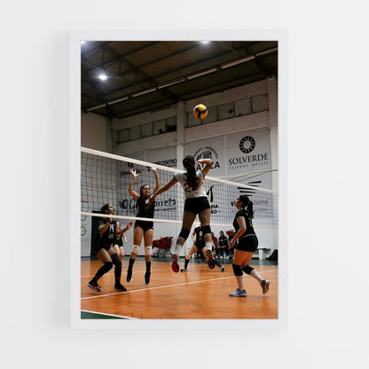 volleyball-5 cadre Blanc