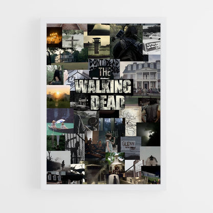 walking-dead-1 cadre Blanc