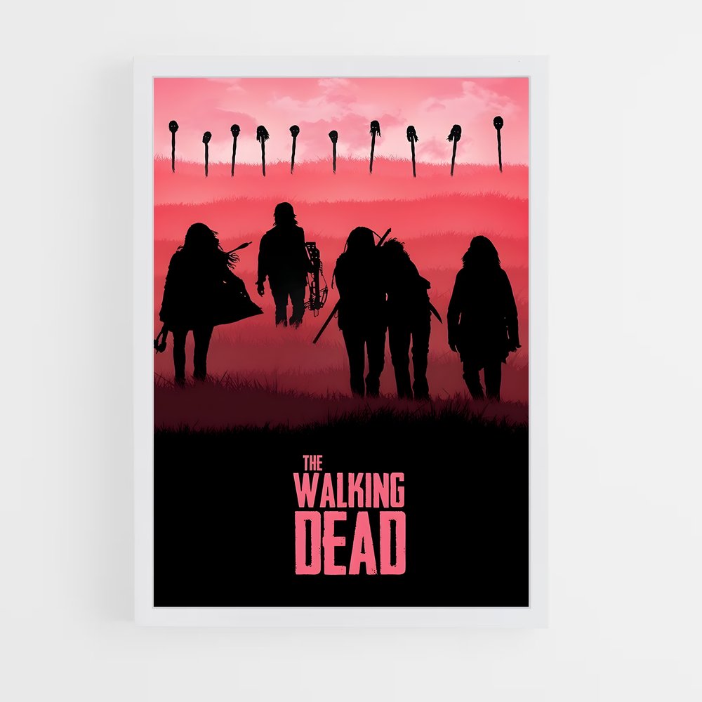 walking-dead-11 cadre Blanc