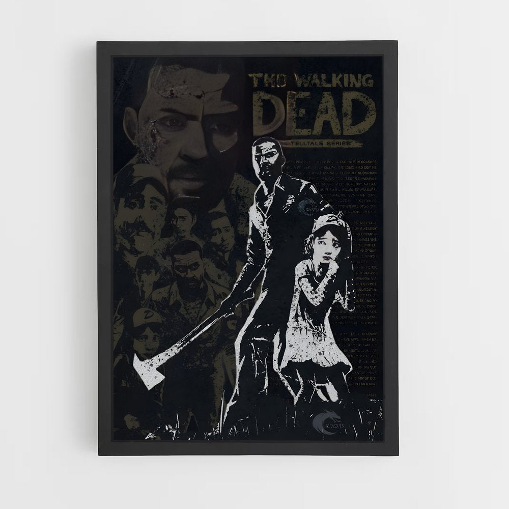 walking-dead-22 cadre Noir