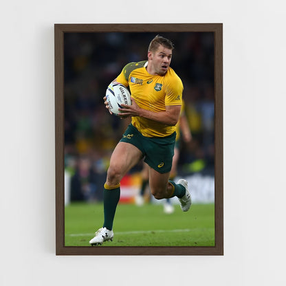 wallabies-1 cadre Bois foncé