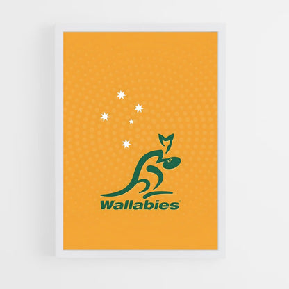 wallabies-2 cadre Blanc