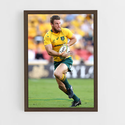 wallabies-3 cadre Bois foncé