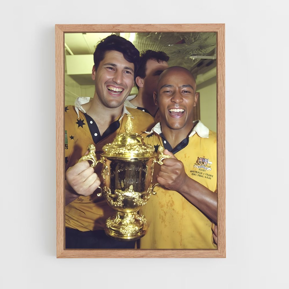 wallabies-4 cadre Bois clair