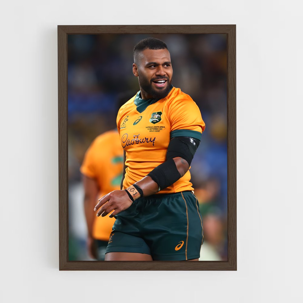 wallabies-5 cadre Bois foncé