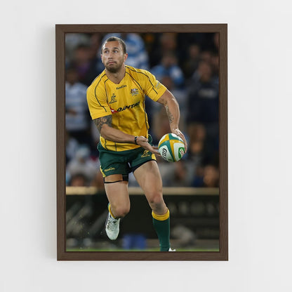 wallabies-7 cadre Bois foncé