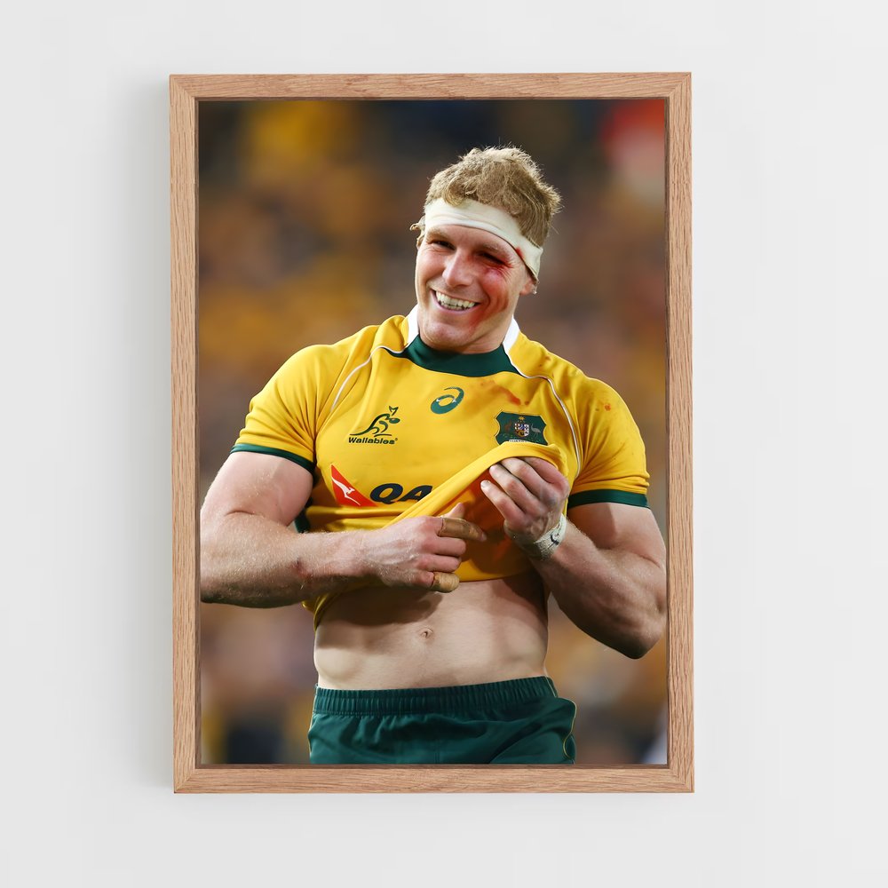 wallabies-9 cadre Bois clair