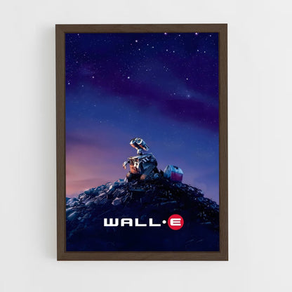walle-3 cadre Bois foncé