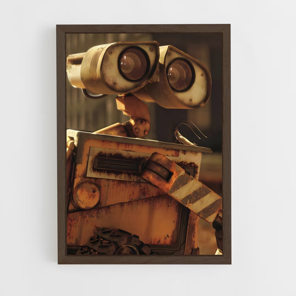 walle-5 cadre Bois foncé