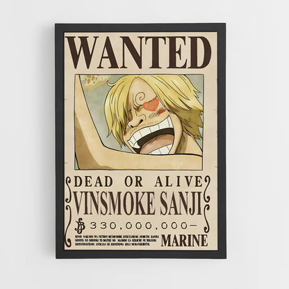 wanted-one-piece-1 cadre Noir
