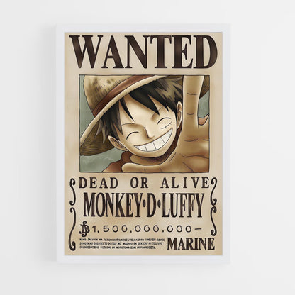 wanted-one-piece-2 cadre Blanc
