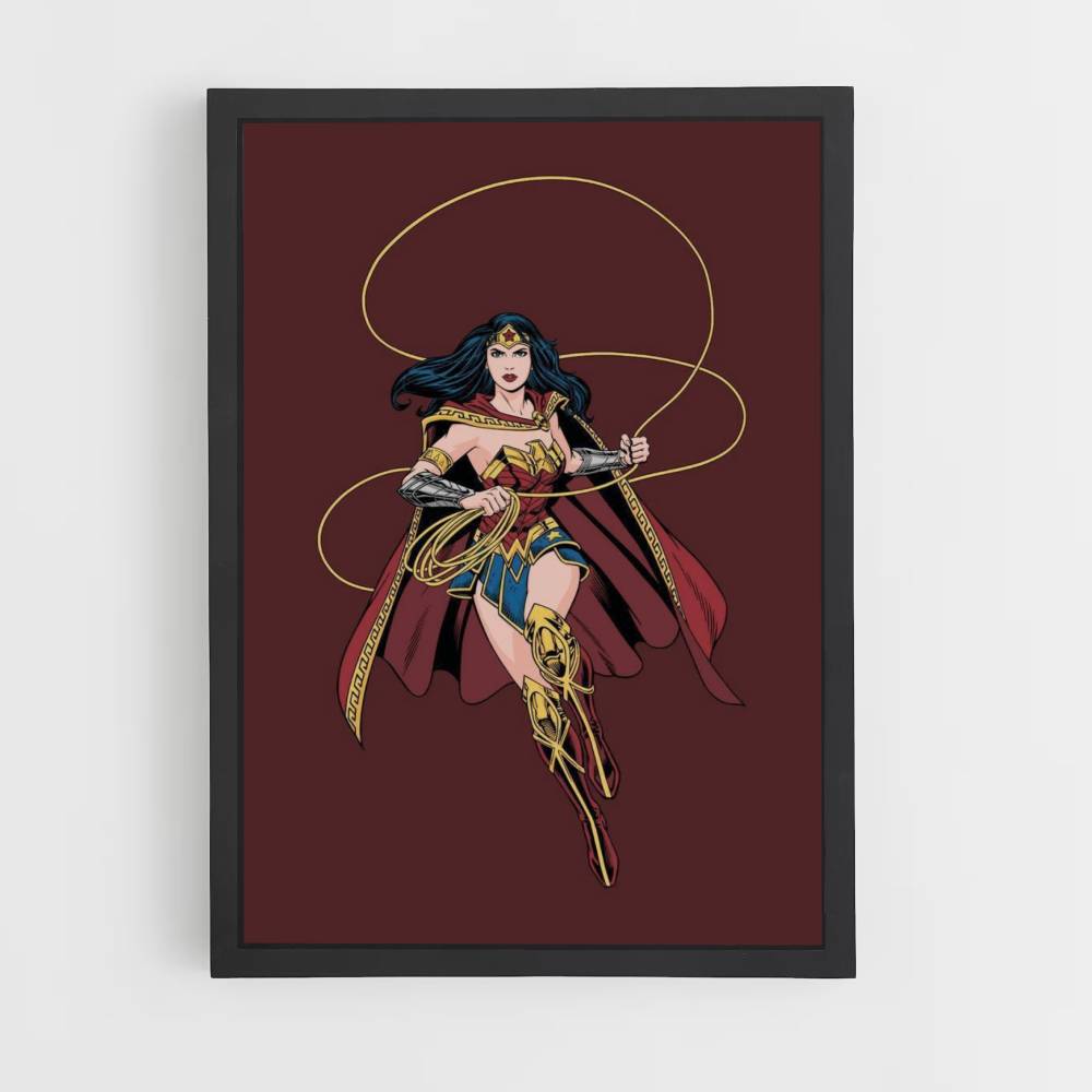 Wonder Woman Red Poster