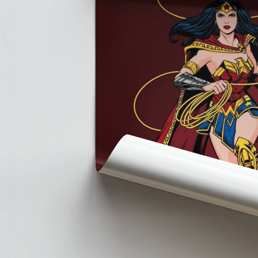 Wonder Woman Red Poster