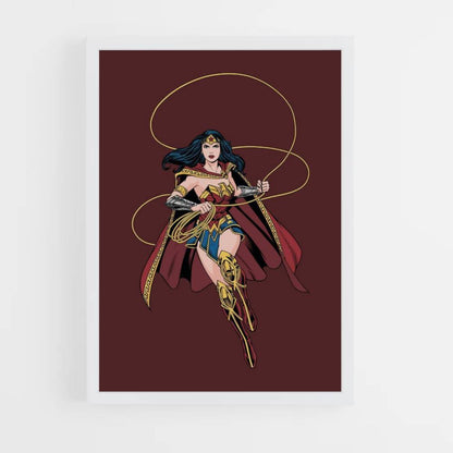 Wonder Woman Red Poster