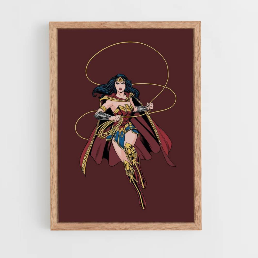 Wonder Woman Red Poster