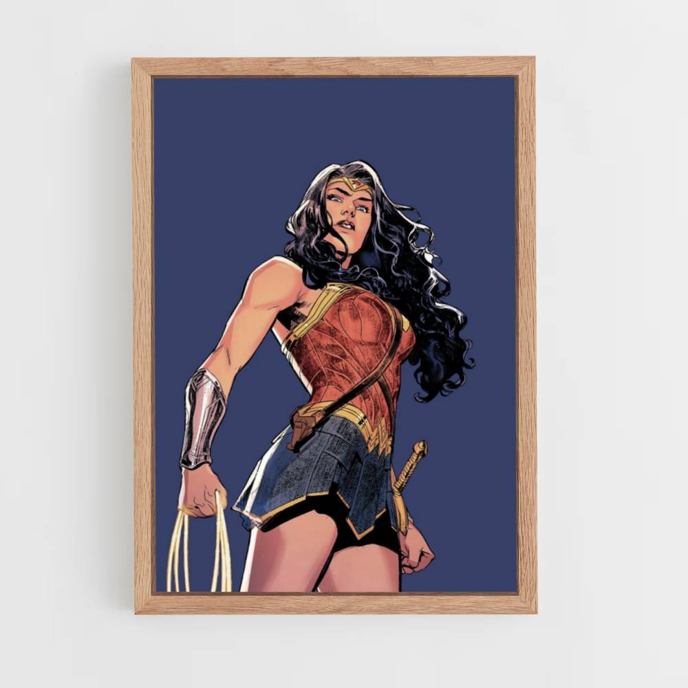 Poster Wonder Woman Blue