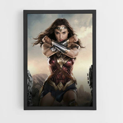 Wonder Woman Cross Poster