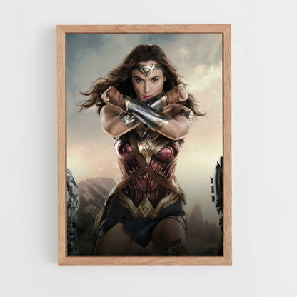 Wonder Woman Cross Poster