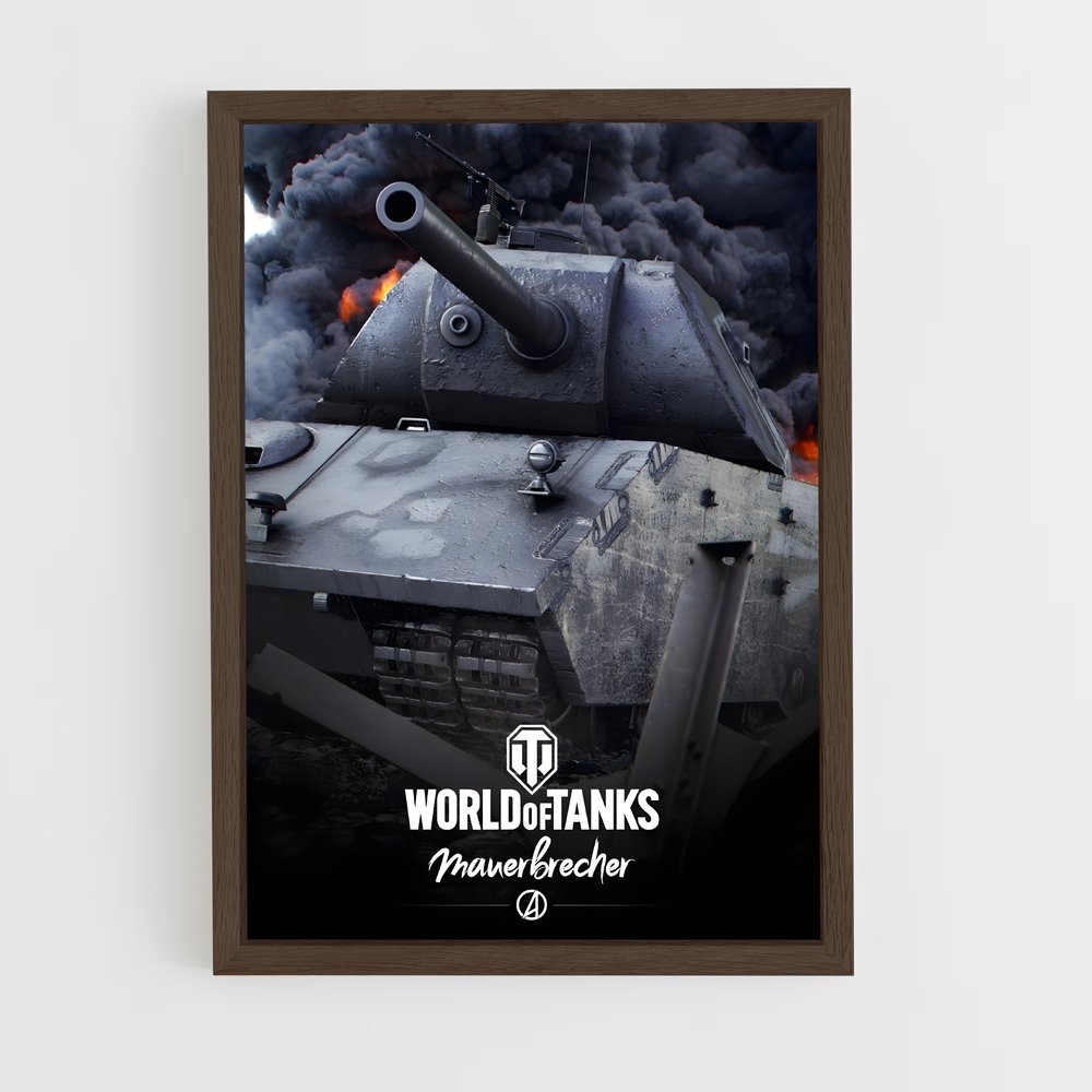 world-of-tanks-10 cadre Bois foncé