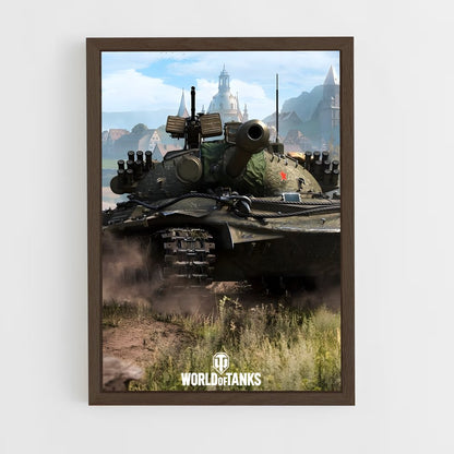 world-of-tanks-3 cadre Bois foncé