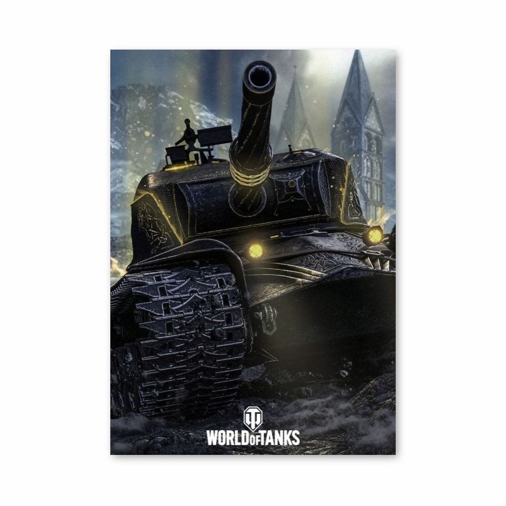 World of Tanks Neon Poster