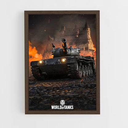 world-of-tanks-6 cadre Bois foncé