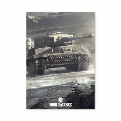 World of Tanks Grey Poster