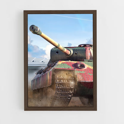 world-of-tanks-8 cadre Bois foncé