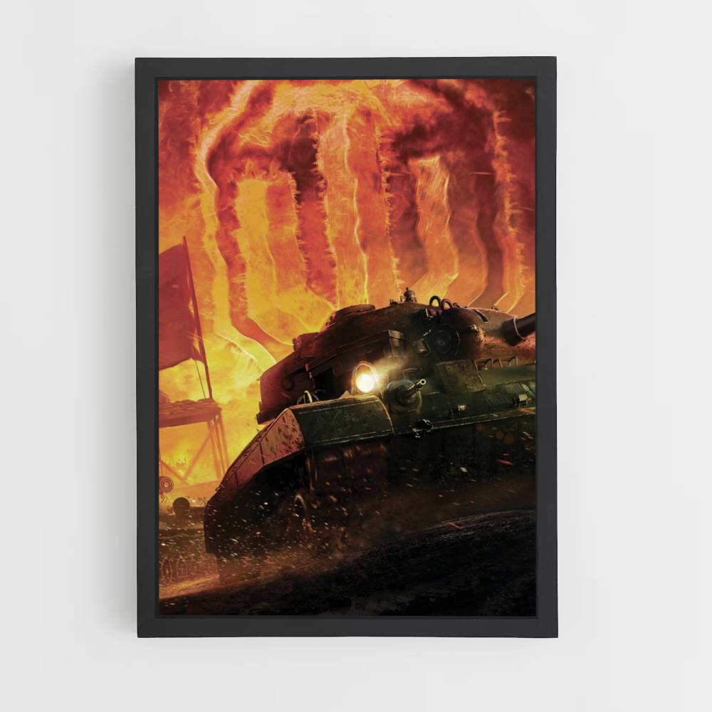 Poster World of Tanks Fire