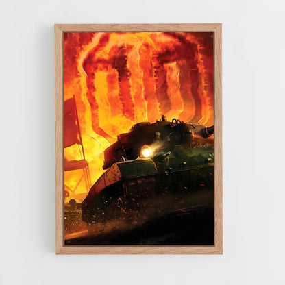 world-of-tanks-9 cadre Bois clair