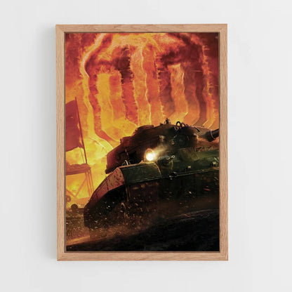 Poster World of Tanks Fire