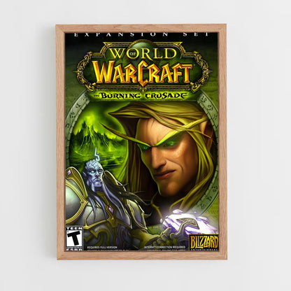 world-of-warcraft-1 cadre Bois clair