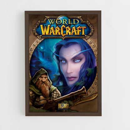 world-of-warcraft-12 cadre Bois foncé