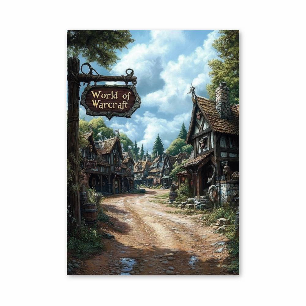 Poster Chemin World of Warcraft