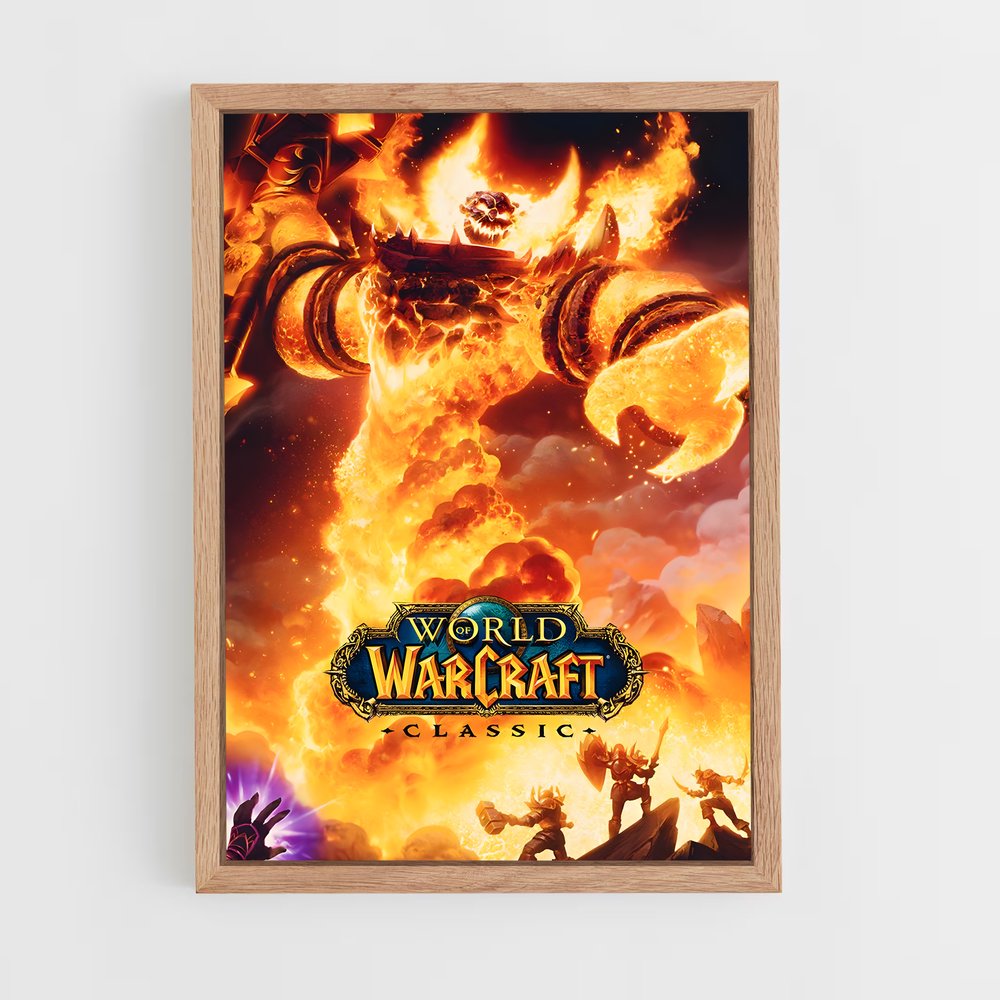 world-of-warcraft-3 cadre Bois clair