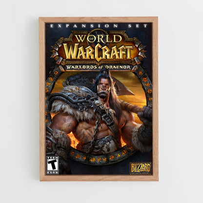 world-of-warcraft-8 cadre Bois clair