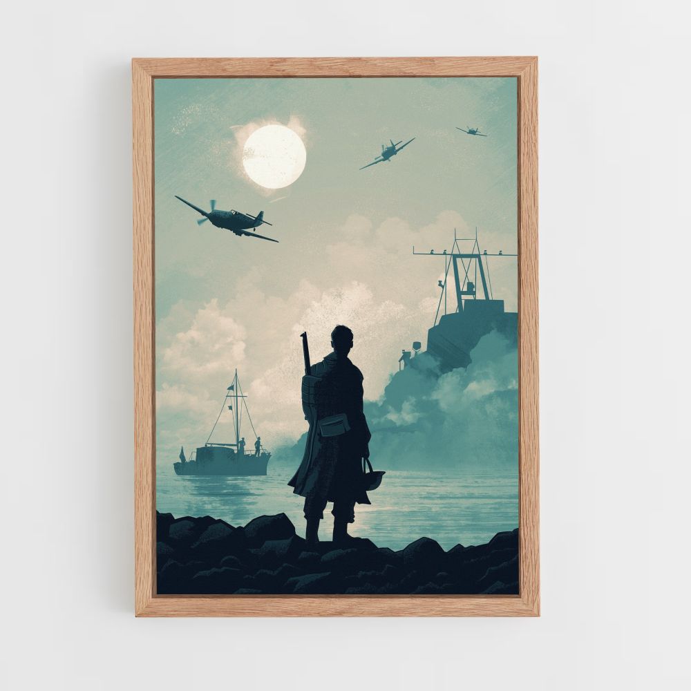 WW2 Boat Poster