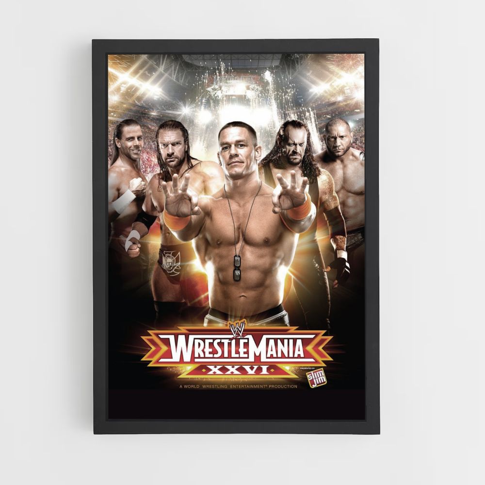 Wrestle Mania XXVI Poster