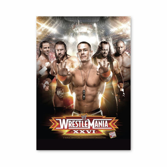 Wrestle Mania XXVI Poster