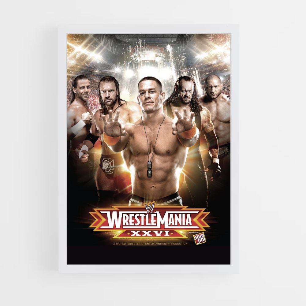 Wrestle Mania XXVI Poster