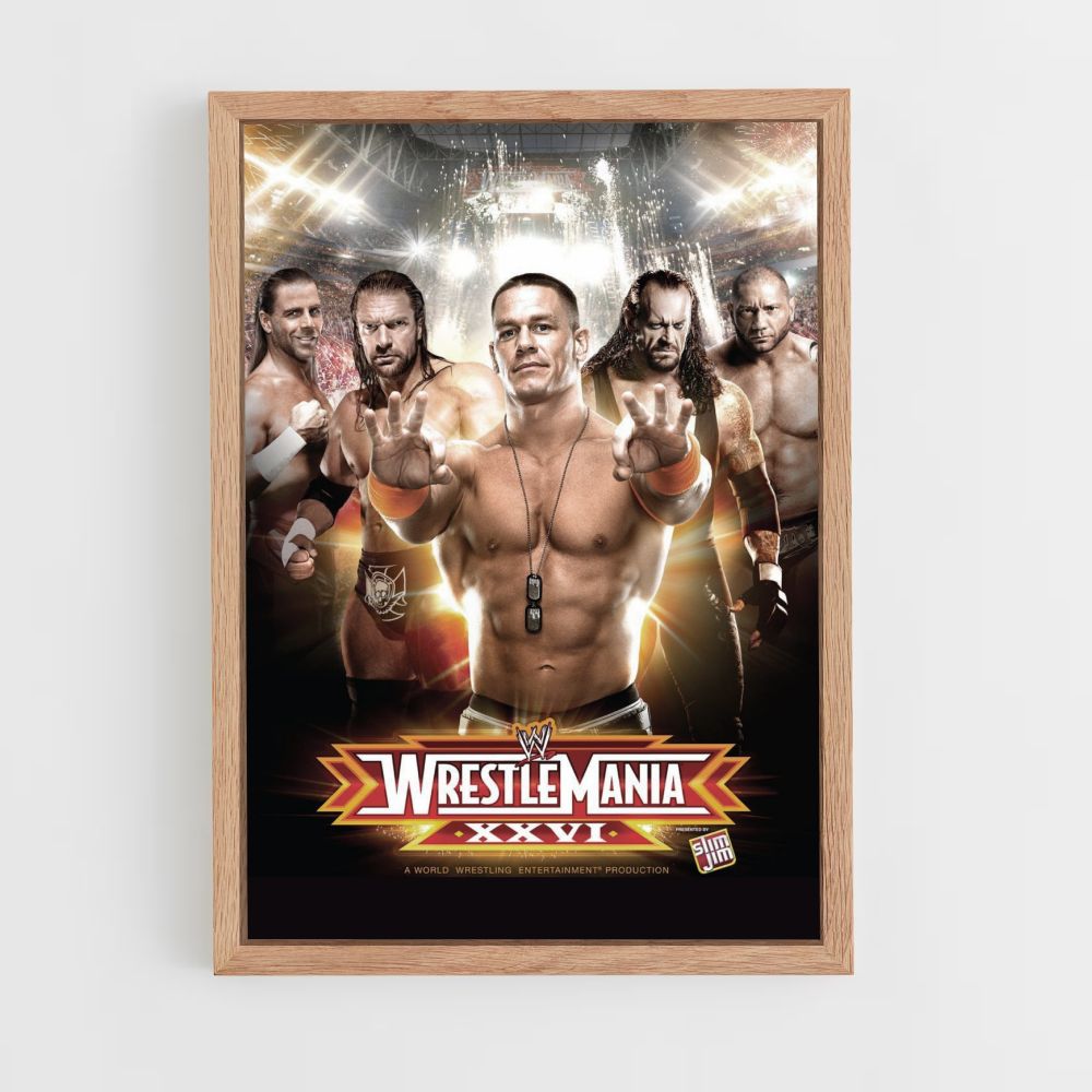 Wrestle Mania XXVI Poster