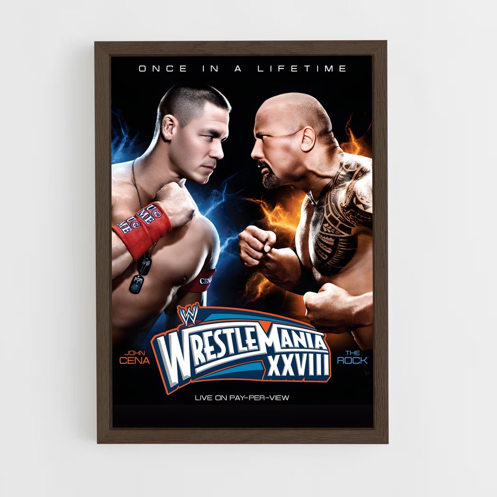 wwe-2 cadre Bois foncé