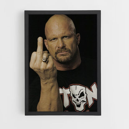 Stone Cold WWE Poster