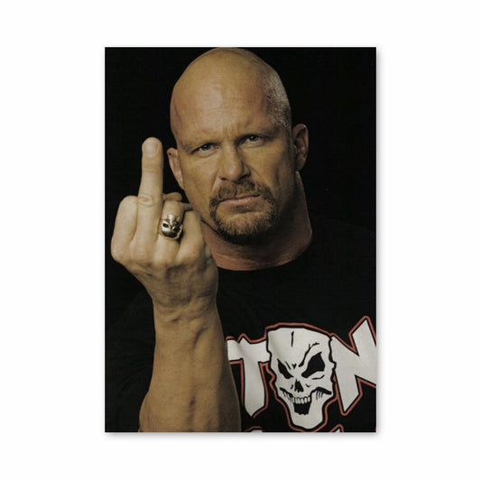 Stone Cold WWE Poster