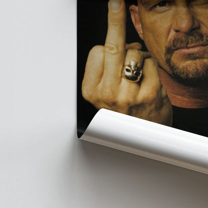 Stone Cold WWE Poster