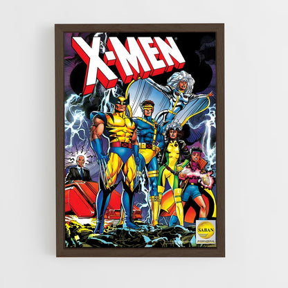 xmen-13 cadre Bois foncé