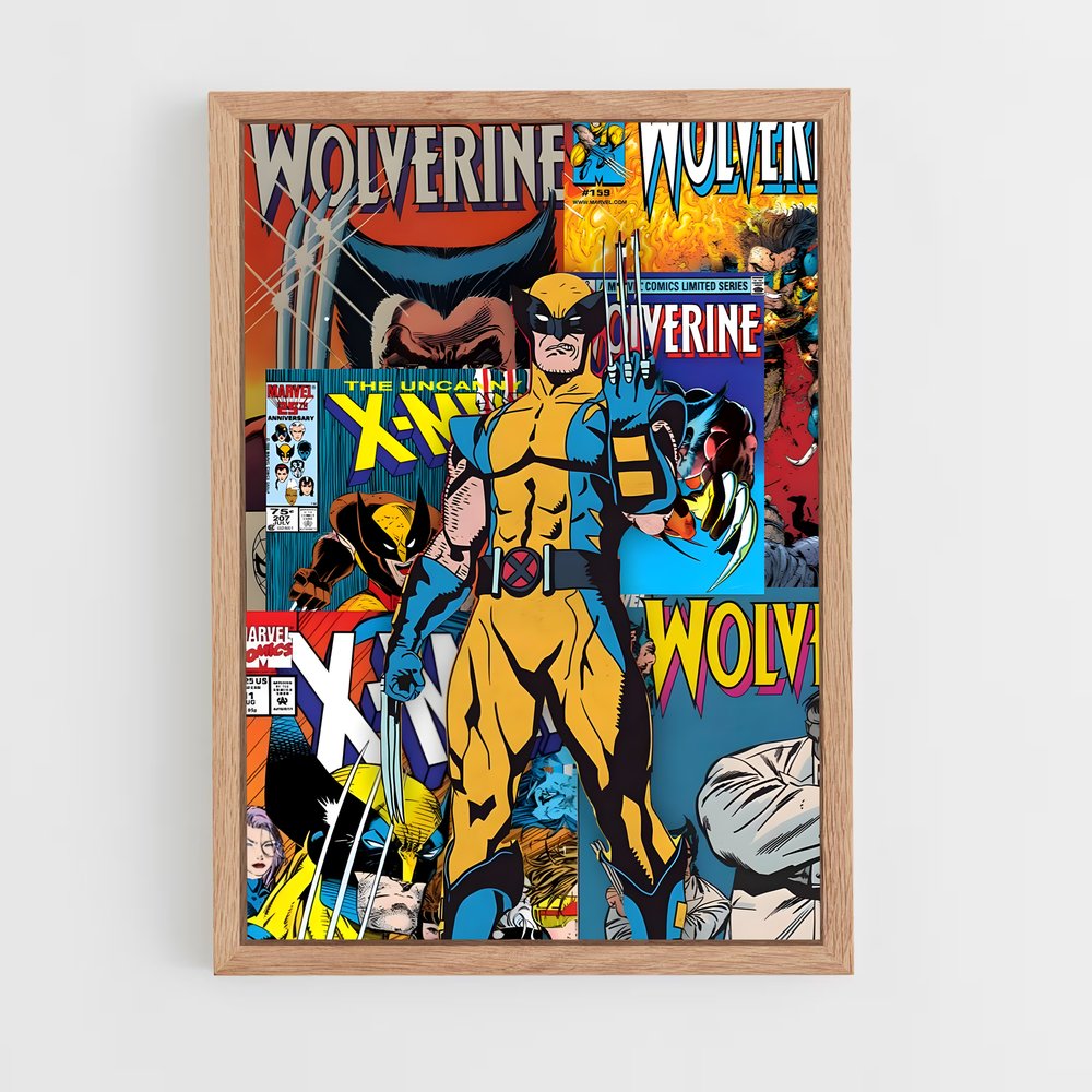 xmen-16 cadre Bois clair